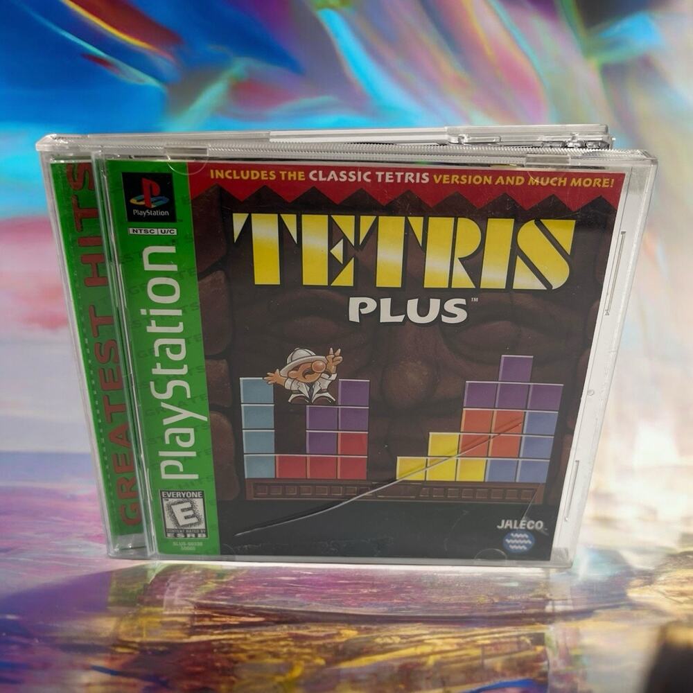 Tetris Plus Sony PlayStation PS1‎ Greatest Hits Complete Video Game Retro
